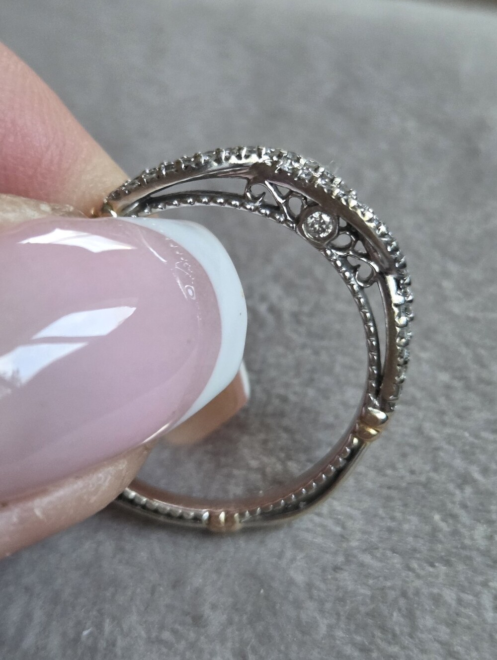 14k Verragio Luxury Diamond Twist Ring - 0.25 ctw - Appraisal Included